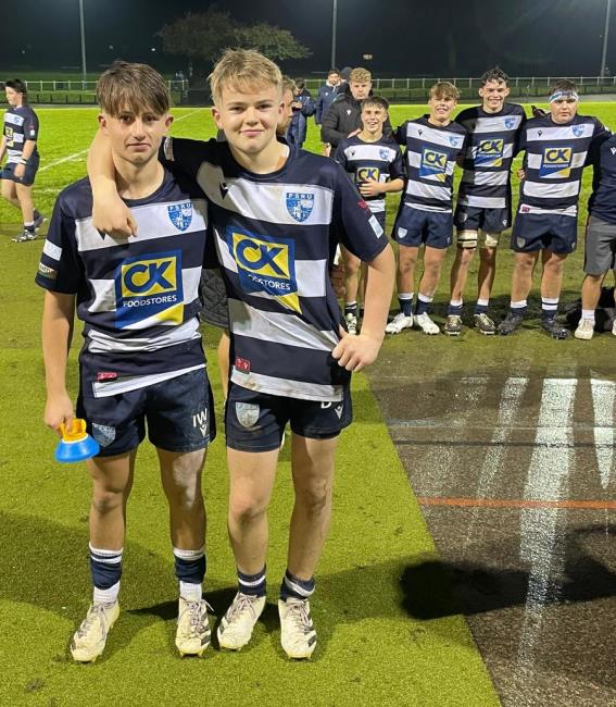 Daf Williams with older brothar Ifan (Left) in Dewar Shield together